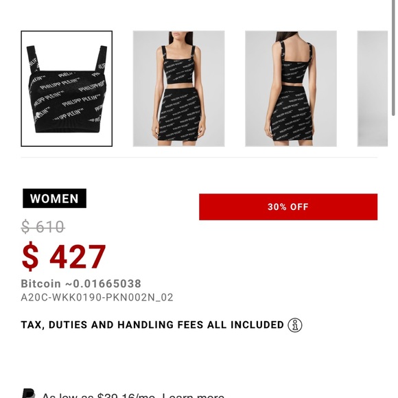 PHILIPP PLEIN Knit Top - Picture 2 of 5